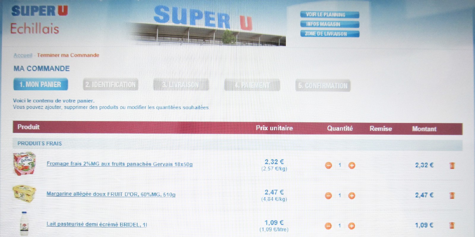 French supermarket